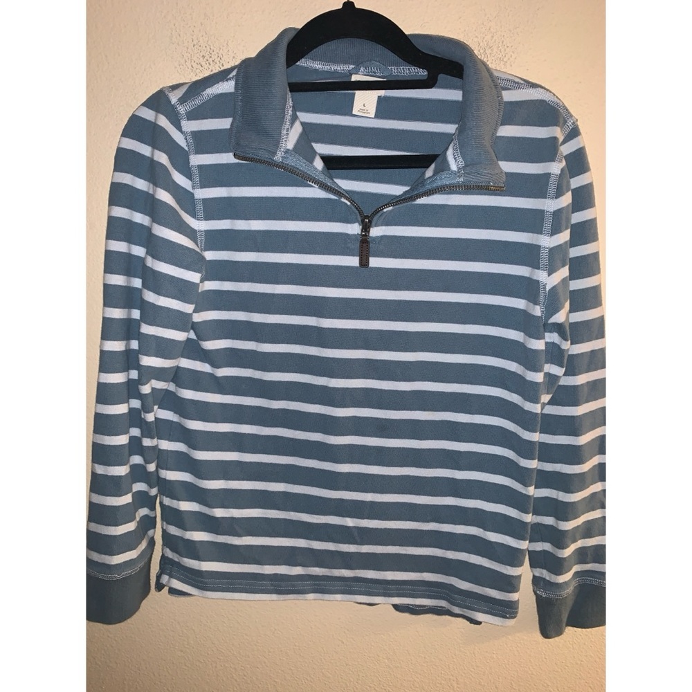 J Crew Crewcuts Factory Striped Shirt Kids Size Large